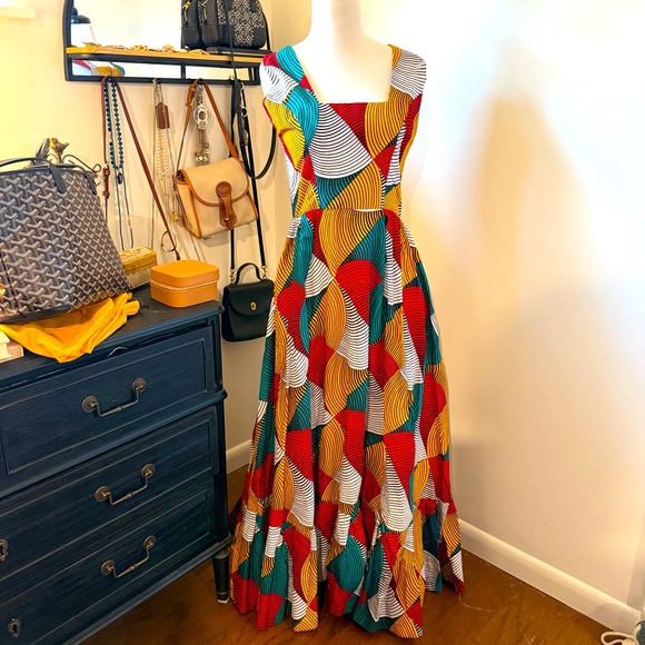 Sika by Anthropologie Geometric Chioma Dress - Picture 1 of 7